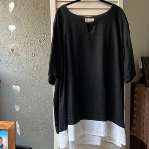 Ulla Popken linen tunic.